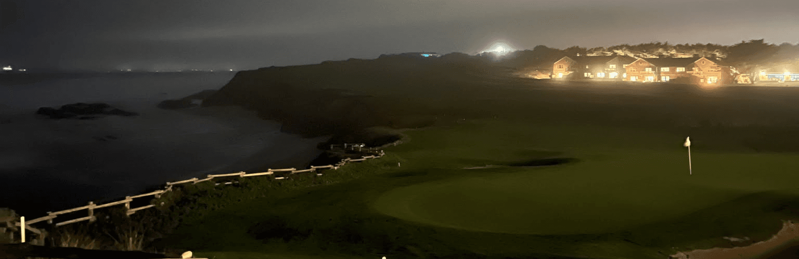 Night golf course — Old School Caddie
